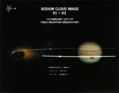 Sodium cloud around Io, one of the moons of Jupiter بواسطة فريدريك (المرتبط ب) بارنارد