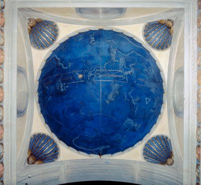 Vault of the scarsella in the Sagrestia Vecchia or Old Sacristy, Basilica of San Lorenzo, Florence بواسطة المدرسة الكندية