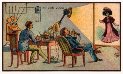 مؤتمر بالفيديو ، حوالي عام 1910 بواسطة . .