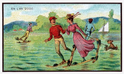 الزلاجات المائية ، حوالي 1910 بواسطة . .