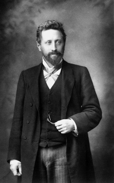 William Ayrton, British engineer, c 1890 بواسطة فريدريك (المرتبط ب) بارنارد