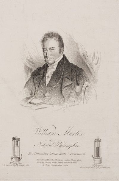 William Martin, English poet and physicist, c 1820s بواسطة فريدريك (المرتبط ب) بارنارد