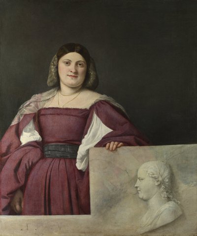 صورة لسيدة ("La Schiavona") بواسطة Tiziano Vecelli