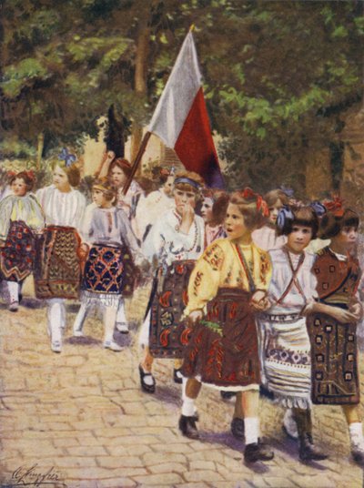 عيد الاستقلال في بوخارست بواسطة بعد A. Langfier
