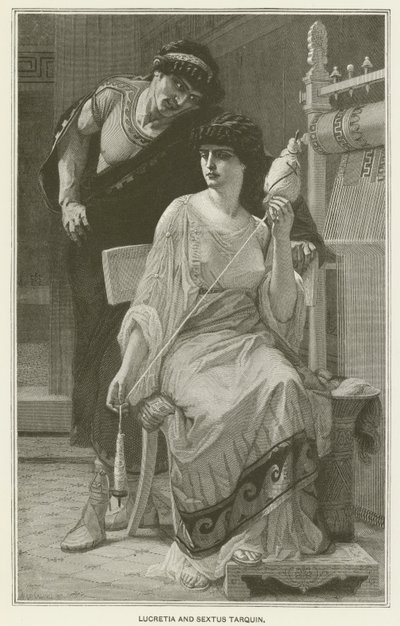 Lucretia و Sextus Tarquin بواسطة بعد الكسندر كابانيل