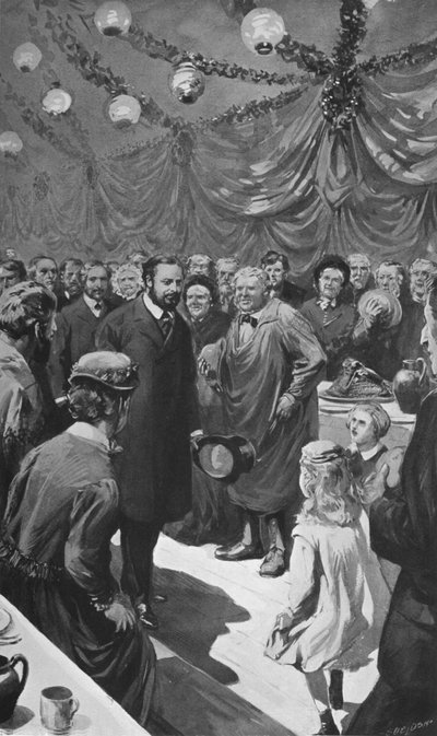 أعمدة عيد الميلاد في Sandringham بواسطة بعد تشارلز ميلز شيلدون