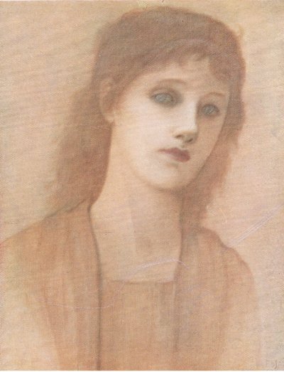 دراسة الرأس ، Bibbys السنوي ، 1916-1917 بواسطة بعد إدوارد كولي بيرن جونز