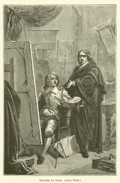 Eustache Le Sueur ، Louis Vitet بواسطة بعد إميل أنطوان بايارد