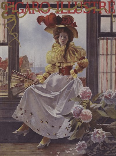 انتظار. غلاف لو فيجارو إيلوستري ، ديسمبر 1893 بواسطة after Francois Flameng
