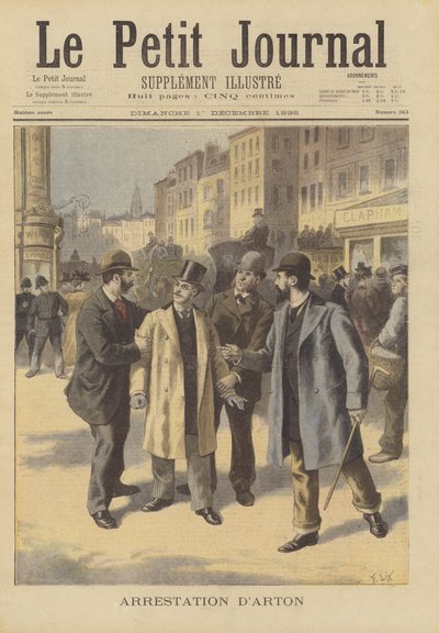 اعتقال اميل أرتون بواسطة after Frederic Theodore Lix