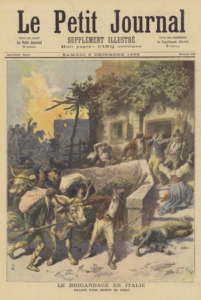 اللصوصية في إيطاليا بواسطة after Frederic Theodore Lix