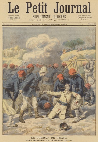 معركة SNapa ، أعالي النيجر بواسطة after Frederic Theodore Lix