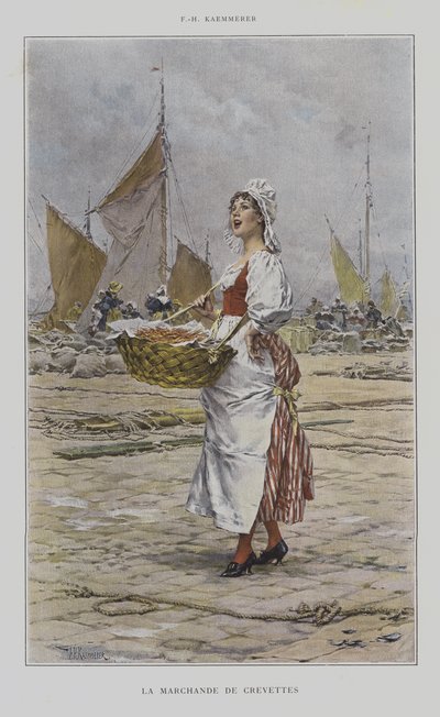 تاجر الجمبري بواسطة after Frederik Hendrik Kaemmerer
