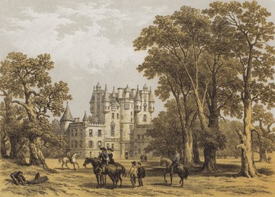 قلعة جلاميس ، Forfarshire (chromolitho) بواسطة بعد جورج كاتيرمول