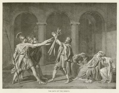 يمين الحوراتي بواسطة بعد جاك لويس ديفيد