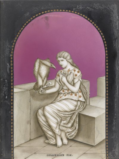 كولومبوس فيكس ، c.1861-65 (طلاء مينا منخفض على الخزف) بواسطة بعد جون تينيل