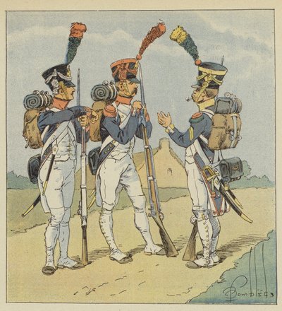 خط المشاة ، Fusilier ، Grenadier ، Voltigeur بواسطة بعد لويس تشارلز بومبل