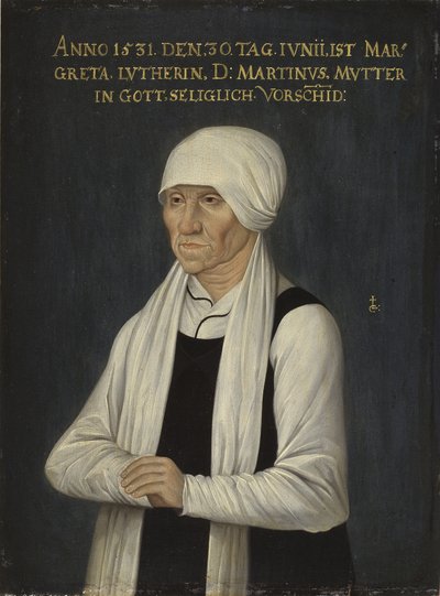 مارجريت لوثر ، c.1700 بواسطة بعد لوكاس كراناش الأكبر