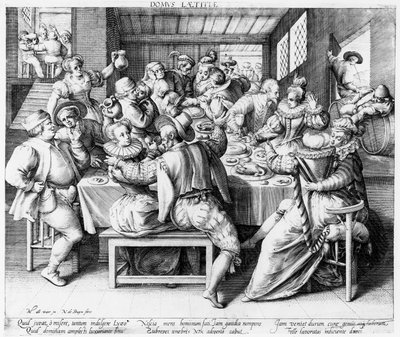 العيد ، c.1600 (نقش نيكولاس دي بروين) بواسطة بعد مارتن دي فوس