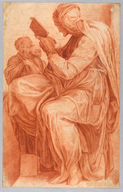 العرافة الفارسية بواسطة after Michelangelo Buonarroti