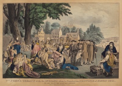 وم. معاهدة بن مع الهنود عندما أسس مقاطعة بنسا. 1661 المعاهدة الوحيدة التي لم تنكسر بواسطة بعد نابليون ساروني