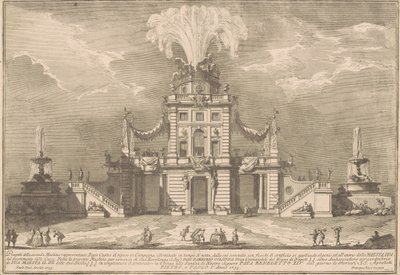 The Seconda Macchina للصين عام 1755: نزل صيد ملكي بواسطة بعد باولو بوسي جوزيبي فاسي