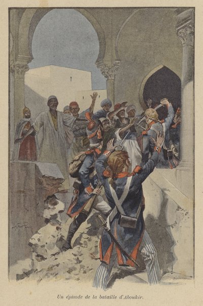 حلقة أثناء معركة أبو قير ، مصر ، 1799 بواسطة بعد باريس