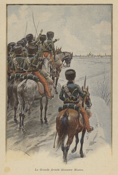 يصل نابليون غراندي أرمي قبل موسكو ، 1812 بواسطة بعد باريس