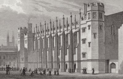 القاعة الجديدة ، مستشفى Christs ، 1828 بواسطة توماس هوسمر بعد الراعي