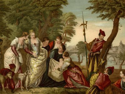 العثور على موسى بواسطة after Veronese