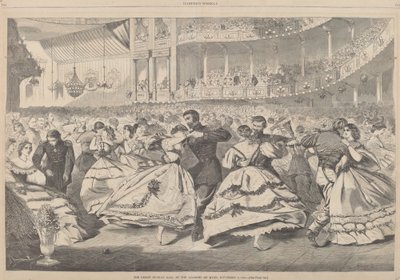 الكرة الروسية العظيمة في أكاديمية الموسيقى ، 5 نوفمبر 1863 بواسطة بعد وينسلو هوميروس