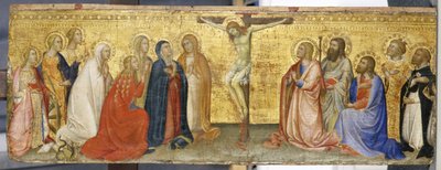 المسيح على الصليب مع Mary Magdalene وقديسين آخرين ، ج 1360 (درجة حرارة على خشب الحور) بواسطة لذلك مانفريدي دي باتيلوري بارتولو دي فريدي