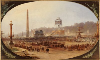 الفرنسية: Cérémonie funèbre Cérémonie sur la place de la Concorde, en l