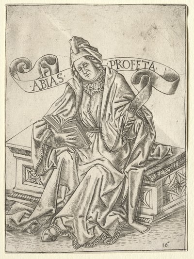 الأنبياء: عوبديا بواسطة attributed to Baccio Baldini
