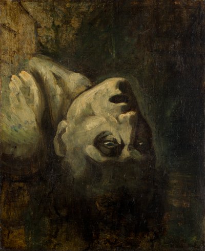 رأس رجل غارق بواسطة دائرة Théodore Géricault