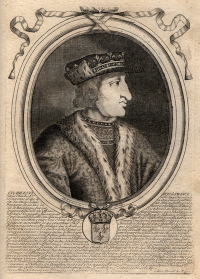 صورة تشارلز السادس (1368-1422) ، ملك فرنسا - تشارلز السادس (1368-1422) ملك فرنسا بواسطة دي لارميسين