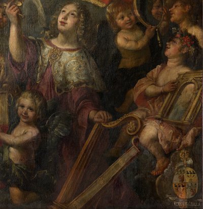 كنيسة الرعية (كنيسة القديس والبورجا). لوحة. نيكولاس ديليماكيري. بواسطة أو Liemaecker Nicolaas de Liemakere
