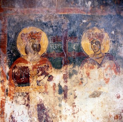 Frescoes in the Byzantine Church of Agios Georgios بواسطة أو Magno Cesare Magni
