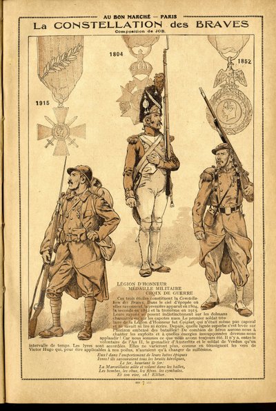 Diary of Bon Marche 1917 - Illustration of Job (Jacques Marie (Jacques-Marie) Gaston Onfray and Breville) (1858-1931): 1905 بواسطة اسم مستعار لـ Onfray de Breville Jacques Job