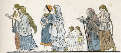 الفلاحات الغالية مع أطفالهن. في "" فرنسا ، قصتها رواها ج. مونتورجيل ، صورة من قبل جوب "" "1896. مجموعة خاصة. بواسطة اسم مستعار لـ Onfray de Breville Jacques Job