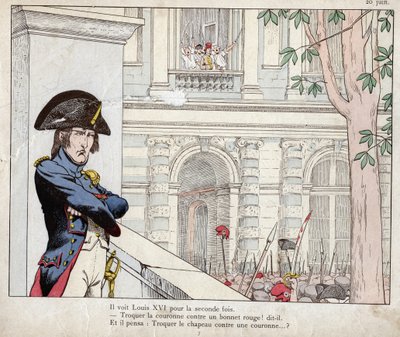 رأى لويس السادس عشر للمرة الثانية (غزو التويلري ، 20 يونيو بواسطة اسم مستعار لـ Onfray de Breville Jacques Job