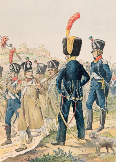 جاك ماري جاستون Onfroy de Breville dit JOB (1858-1931) - زي القوات الفرنسية في جميع الأوقات: ضباط Voltigeurs وصيادو المشاة الخفيفون تحت الإمبراطورية الأولى ، مجموعة خاصة بواسطة اسم مستعار لـ Onfray de Breville Jacques Job