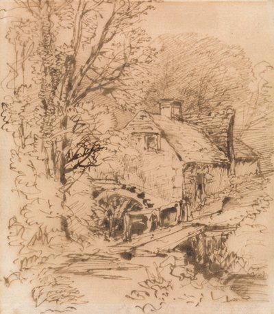 مطحنة بالقرب من نيوبري بواسطة unknown artist
formerly John Constable