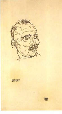 Schiele غوستاف كليمت على فراش