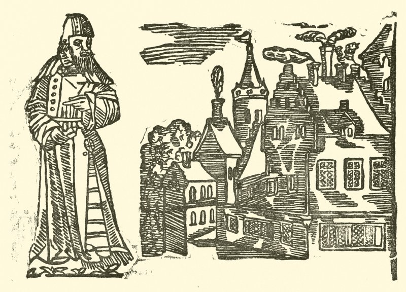 رسم توضيحي لـ Roxburghe Ballads (نقش خشبي) بواسطة (بعد) المدرسة الإنجليزية