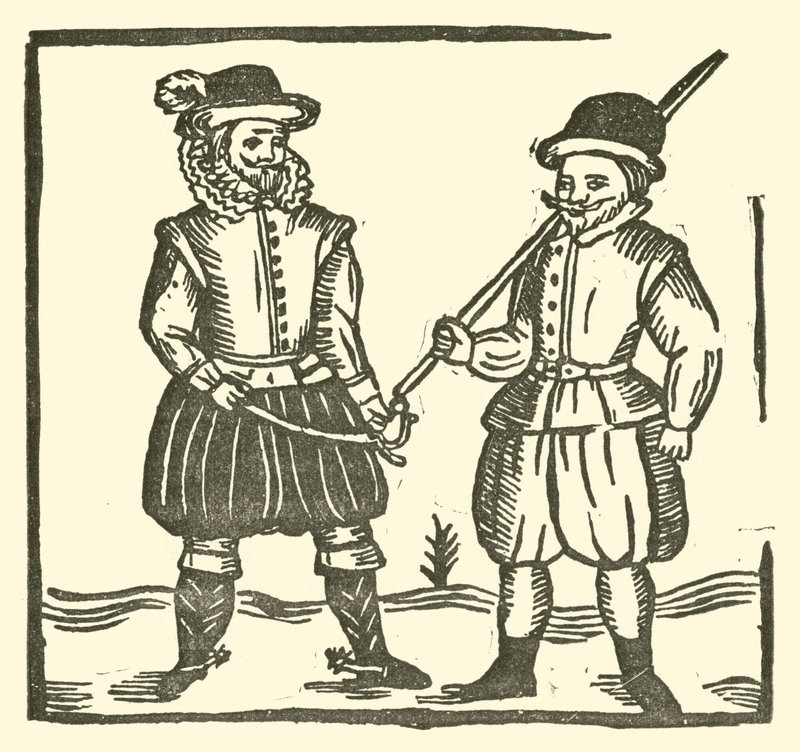 رسم توضيحي لـ Roxburghe Ballads (نقش خشبي) بواسطة (بعد) المدرسة الإنجليزية