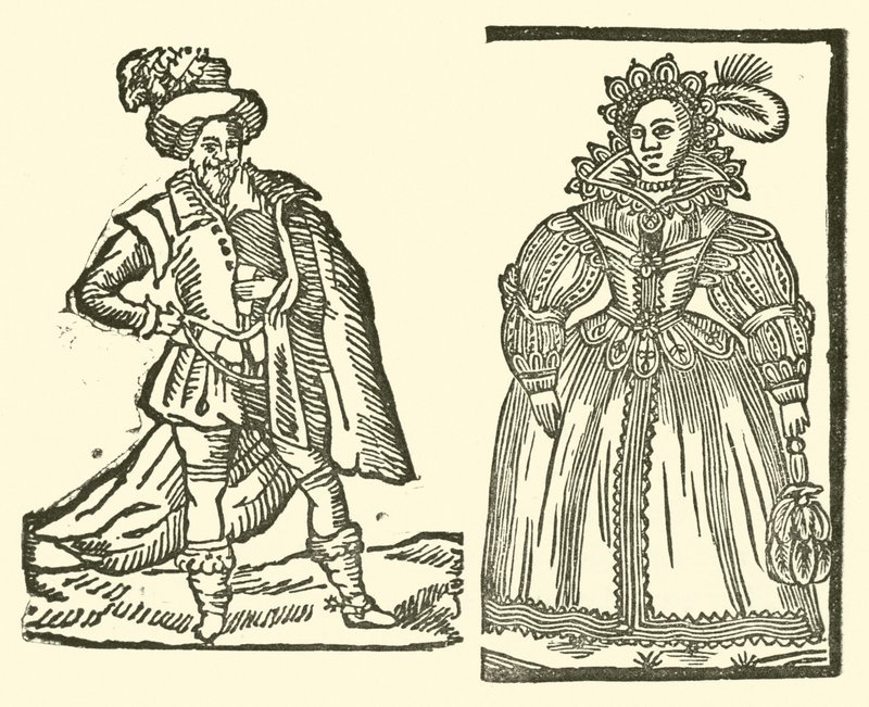 رسم توضيحي لـ Roxburghe Ballads (نقش خشبي) بواسطة (بعد) المدرسة الإنجليزية