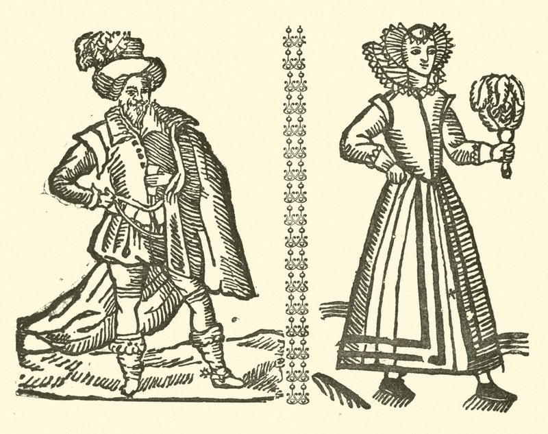 رسم توضيحي لـ Roxburghe Ballads (نقش خشبي) بواسطة (بعد) المدرسة الإنجليزية