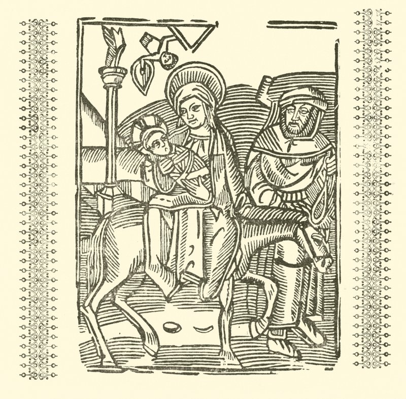 رسم توضيحي لـ Roxburghe Ballads (نقش خشبي) بواسطة (بعد) المدرسة الإنجليزية