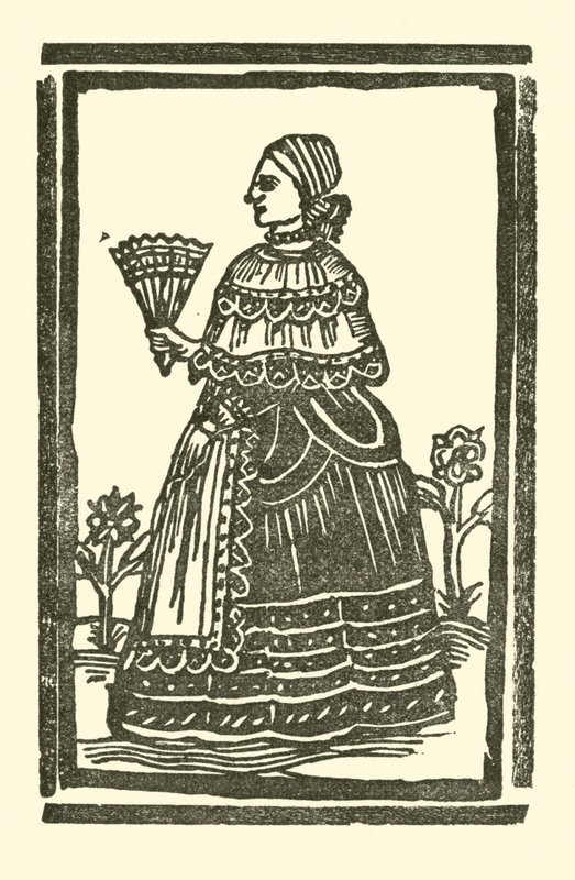 رسم توضيحي لـ Roxburghe Ballads (نقش خشبي) بواسطة (بعد) المدرسة الإنجليزية